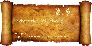 Medveczki Vilibald névjegykártya